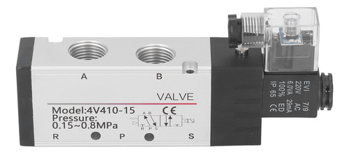 Electroválvula Pt De 1/2 Pulgada Con Inversión De 2 Posicion