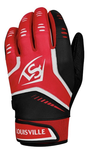 Guantes Bateo Louisville Slugger Omaha Rojo L Juvenil