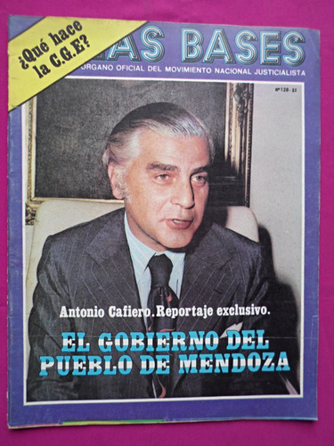 Revista Las Bases N° 128 Año 1975 Antonio Cafiero