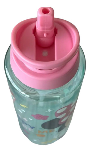 Botella Minnie Con Popote Grande