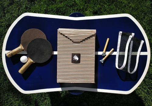 Mesa De Ping Pong Artesanal. Mini (90x50).