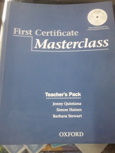 First Certificate Masterclass - Teacher - Oxford 