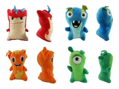 Bajoterra Slugterra Set De 4 Peluches