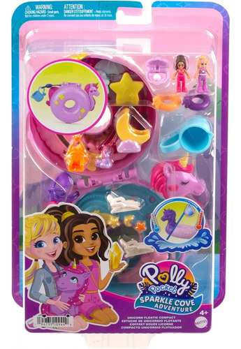 Mattel Hkv34 Polly Pocket Set De Juego Compacto Flotador De