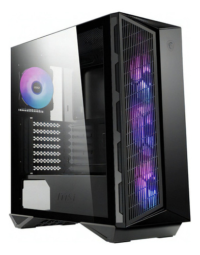 Gabinete Msi Gungnir 110r Media Torre Cristal Temp Argb Color Negro