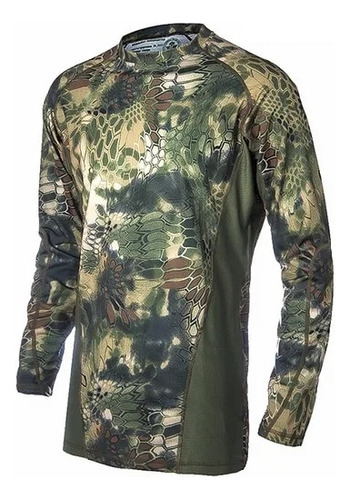Camiseta De Camuflaje Militar Para Cazadores, Camisa Para Ca