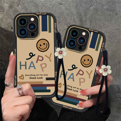 Carcasa Para Infinix Colorful Simplicity Happy With Chain