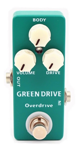 Pedal Mosky Green Drive Overdrive - True Bypass