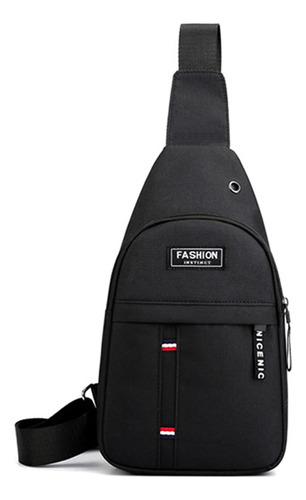 Mochila Cruzada Para Hombre Puerto Carga Usb Diseño Gran