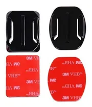 Comprar Pack 2 Bases Monturas Adhesiva Curva Y Plana Para Gopro Hero