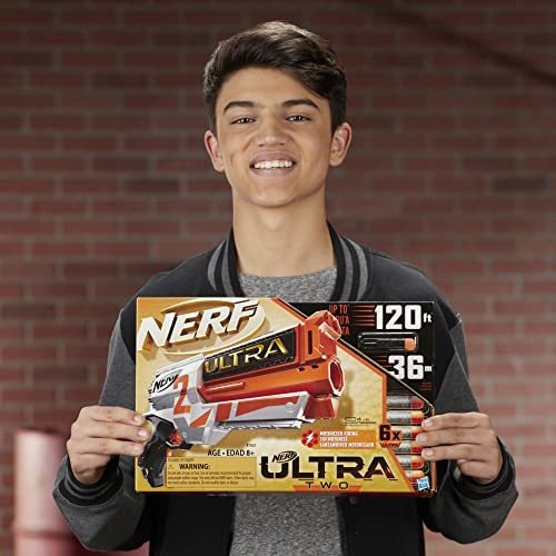 Nerf Ultra Two Motorized Blaster - Recarga Rápida - Incluye