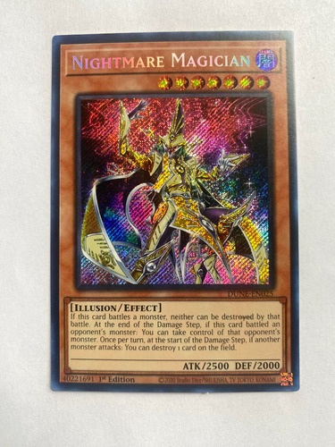 Nightmare Magician Secret Yugioh