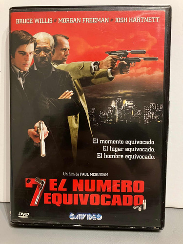 Dvd Lucky Number Slevin 7 Numero Equivocado Bruce Willis