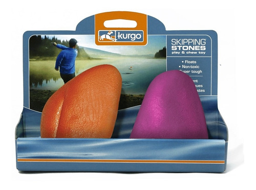 Kurgo Skipping Stones Juguete Para Perro 2-pack