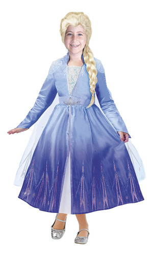 Disfraz De Princesa Elsa Frozen Ii Marca Carnavalito 