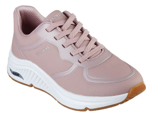 Tenis Skechers Mujer Arch Fit S-miles - Mile Makers Rosa - B