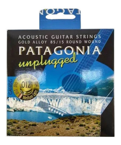 Encordado Para Guitarra Acústica 012 Magma Patagonia Ga140g