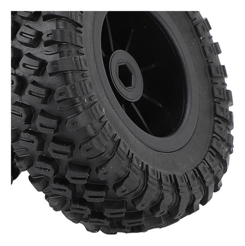 Ruedas De Coche Rc Plateadas, Control Remoto Robusto De Goma