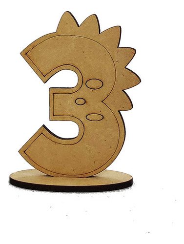 50 Souvenir Fibrofacil L1 Numeros Dinosaurios Mis 3 Añitos