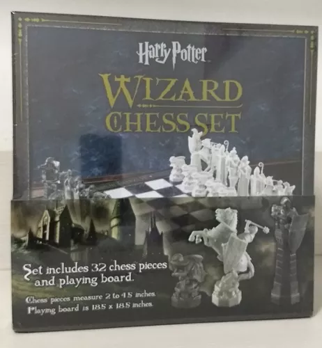 Jogo De Xadrez Harry Potter Original Noble Collection Import