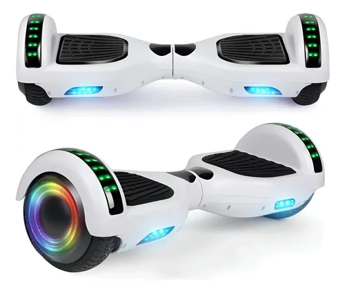 Skate Elétrico Hoverboard Infantil 6.5 Led Bluetooth 600w