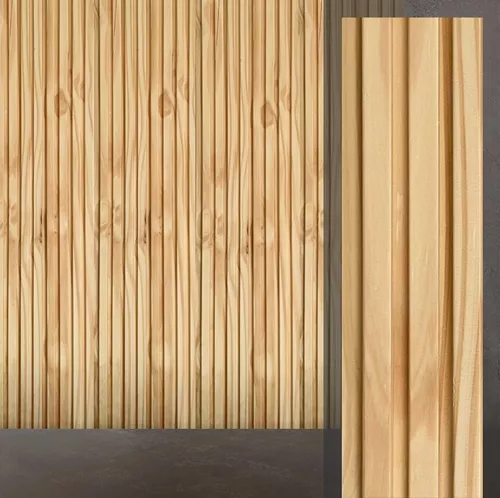 Revestimiento Wall Panel Madera Natural Premium X 3,05 Mts