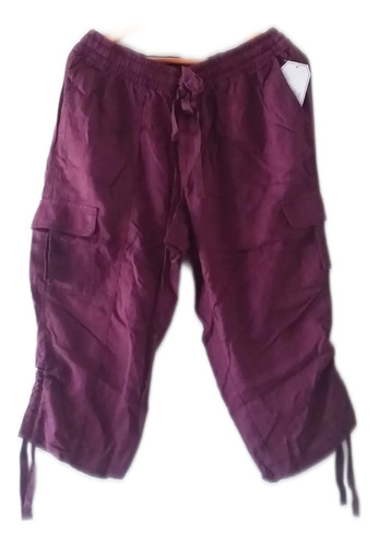 Pantalón Capri Nuevo Con Etiqueta 52/54, Cataleya 