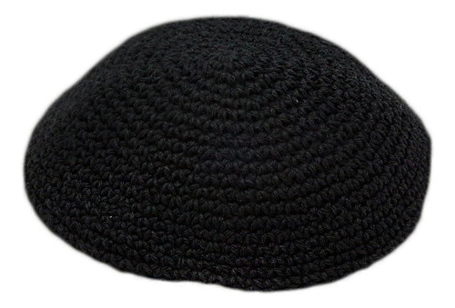 Kippah Judia Kippah Kipa Juda Negra Hecha A Mano En Todos...