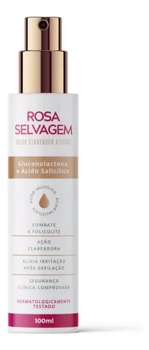 Ácido Clareador Ativado 100ml - Rosa Selvagem