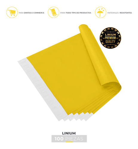100 Bolsas Sobres Premium Envios Ecommerce Paquetería 48x38
