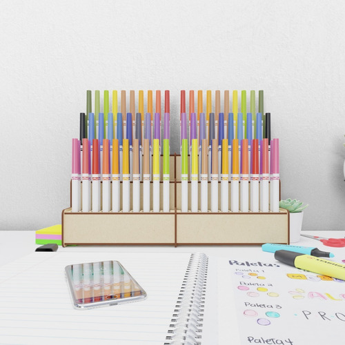 Imagen 4 de 10 de Organizador Plumones Crayola Super Tips 100 Art8810