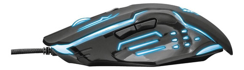 Mouse De Juego Trust Rava Gxt 108 Negro Negro