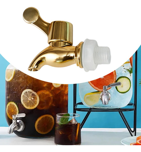 Dispensador De Agua Pout Jugo Dispensador De Reemplazo Oro