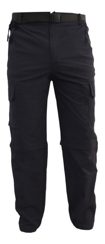 Pantalon Cargo Elastizado Desmontable Secado Rapido Bermuda