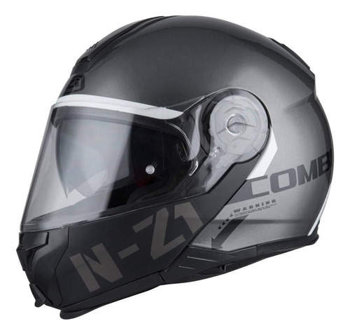 Casco Rebatible Moto Nzi Shock Doble Visor En Devotobikes 