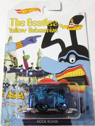Hot Wheels Kool Kombi The Beatles Yellow Submarine E:1/64