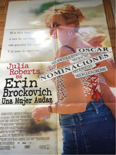 Poster Erin Brockovich Julia Roberts Con Banners 