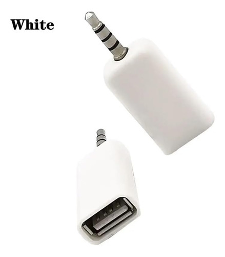 Adaptador De Audio De Usb-a Hembra A Aux 3,5mm Macho X2