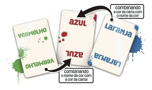 Brinquedo Jogo Color Addict Card Game Cartas Cores Copag