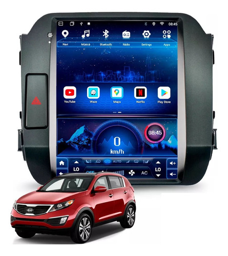 Multimídia Adak 4+32gb Sportage 2011 À 2015 Carplay Gps Bt