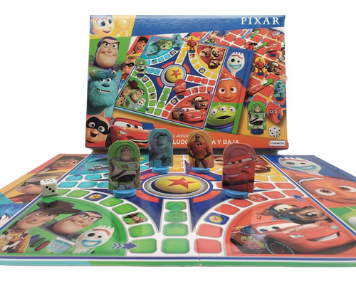 Juego Mesa Ludo Trepa Y Baja Disney Pixar Toy Story Cars 