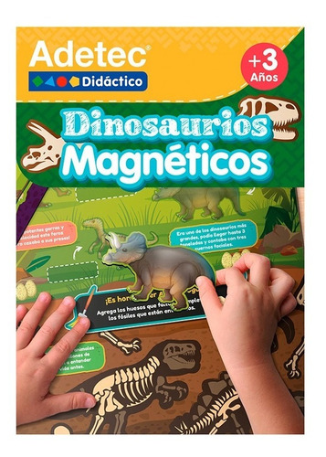 Dinosaurios Láminas Magnéticas Juega Y Aprende +3años