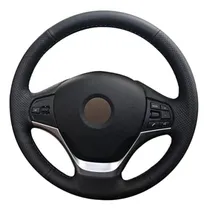 Comprar Funda Cuero Negro Cosida Mano Para Volante Automovil Bmw F30