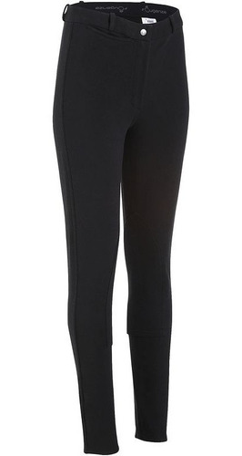 Pantalón Equitación Mujer Accessy Negro Fouganza