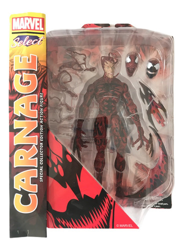 Carnage Marvel Select Diamond Select Toys 2019 Figura 8 PuLG