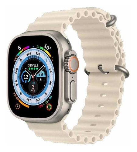 Imagen 4 de 10 de Correas Para Apple Watch Ultra Tipo Ocean De Silicone