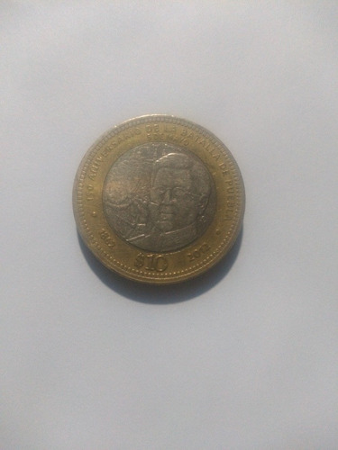 Monedas De 10 Pesos De La Batalla De Puebla.