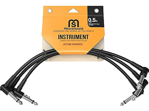 Cable De Guitarra Para Efectos De Pedalera Con Enchufe En Án