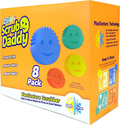 Scrub Daddy 8 Colores Pzas