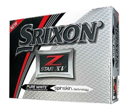 Srixon Z-star Xv 2017 Pelotas De Golf, White (una Docena).